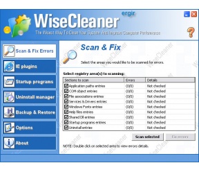Wise Registry Cleaner Portable 7.67