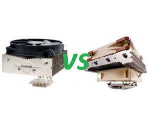 be quiet! Shadow Rock TopFlow SR1 vs Noctua NH-L12