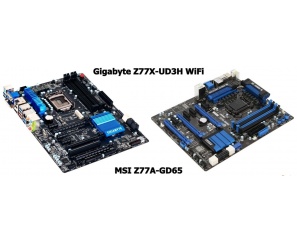 Gigabyte Z77X-UD3H WiFi i MSI Z77A-GD65 - test płyt głównych