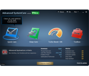 Advanced SystemCare Free 4.0