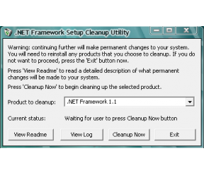 .NET Framework Cleanup Tool 6.0.3790