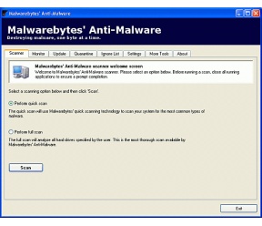 Malwarebytes Anti-Malware 1.40