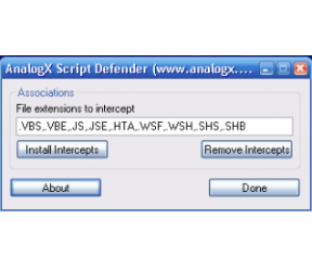 AnalogX Script Defender 1.03