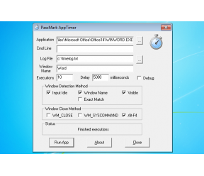 PassMark AppTimer 1.0 Build 1008