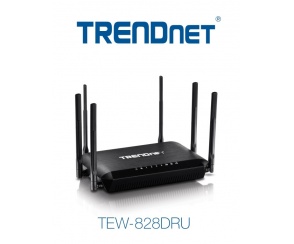 TRENDnet TEW-828DRU - trójzakresowy router Wi-Fi AC3200