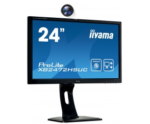 iiyama XB2472HSUC-B1 z kamerą do wideokonferencji