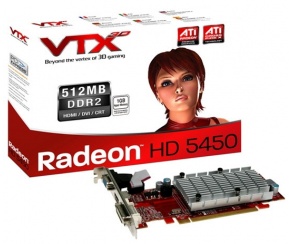 Radeony HD 5450 od VTX3D