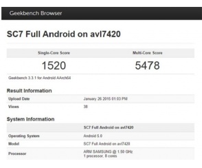 Exynos 7420 - pierwsze testy