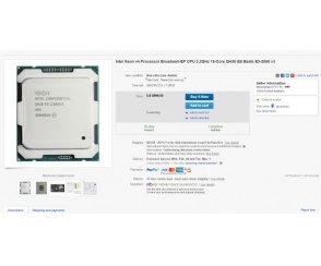 Intel Xeon E5 V4 w cenie 999 dolarów