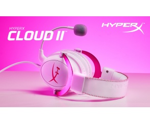 Najlepiej sprzedający się zestaw słuchawkowy HyperX Cloud II dostępny teraz w różowo-białej kolorystyce