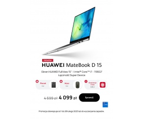 Huawei prezentuje odświeżone wersje laptopów: HUAWEI MateBook D 14 2022 oraz HAUWEI MateBook D 15 2022