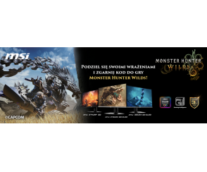 Kup monitor MSI i odbierz nagrody - w tym Monster Hunter Wilds