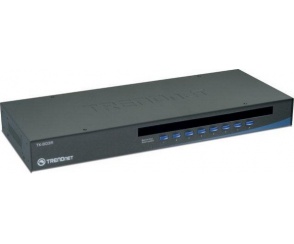 8-Portowy przełącznik KVM USB/PS/2 typu rack