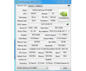 GeForce GTX 860M - pierwsze testy