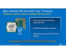 Intel zapowiedział nowe procesory