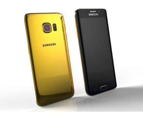 Samsung Galaxy S6 i S6 Edge ze złotą obudową