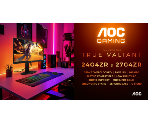 Niedrogie monitory 260 Hz od AOC GAMING - 24G4ZR oraz 27G4ZR