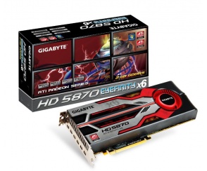 Radeon HD 5870 Eyefinty 6 Edition od GIGABYTE