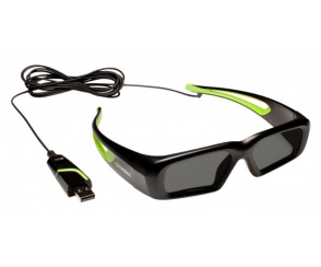 Przewodowe okulary 3D Vision