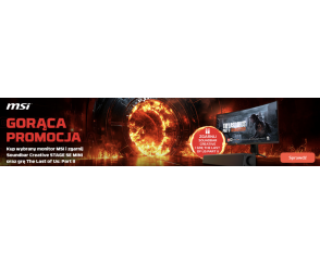 Kup monitor MSI i zgarnij za darmo soundbar Creative oraz grę The Last of Us Part II Kup monitor MSI i zgarnij za darmo soundbar Creative oraz grę The Last of Us Part II