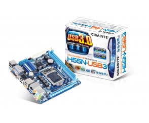 GIGABYTE GA-H55N-USB3 w formacie mini-ITX z USB 3.0