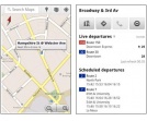 Kontrola transportu na żywo w Google Maps
