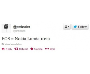 Nokia EOS to Lumia 1020?