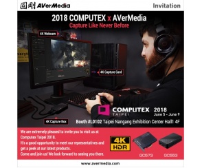 AVerMedia zaprasza na Computex 2018