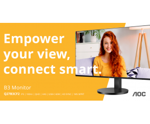 AOC Q27B3CF2 – ostrość Quad HD, płynność 100 Hz i USB-C do pracy biurowej