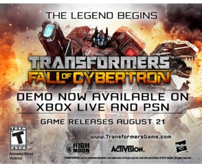 Demo Transformers: Fall of Cybertron już jest