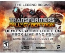 Demo Transformers: Fall of Cybertron już jest