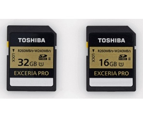 Toshiba Exceria Pro - szybkie karty SD