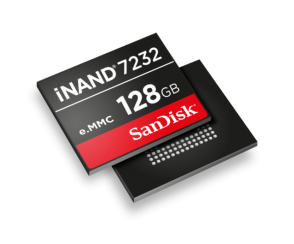 SanDisk iNAND 7232 eMMC - nowe karty pamięci