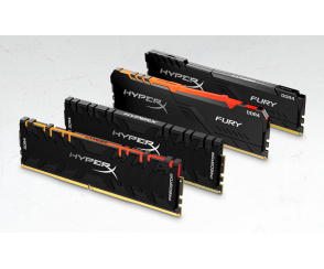 Nowe moduły pamięci HyperX Predator DDR4 RGB i FURY DDR4 RGB o pojemności do 256 GB