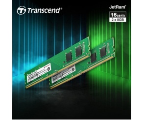 Zestaw modułów pamięci w standardzie DDR4 od TRANSCEND