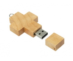 Wooden Cross USB