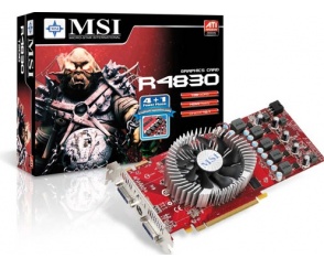 Cztery nowe Radeony HD 4830 od MSI