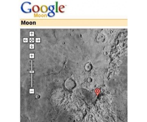 Nowe fotografie na google moon