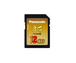 6 i 12GB karty SDHC od Panasonic