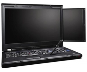 Lenoro ThinkPad W700ds z dwoma ekranami