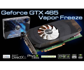 GeForce GTX 465 Vapor Freeze OC od Inno3D