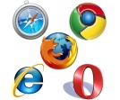 Chrome i Safari w górę - Internet Explorer i Firefox w dół