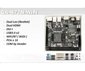 Gigabyte H77N-WiFi - nowe mini-ITX