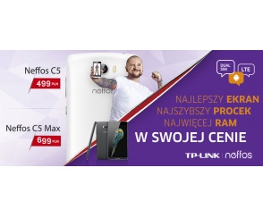 Stała obniżka cen smartfonów Neffos od TP-LINK