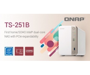 QNAP TS-251B – nowy NAS dla domu lub biura