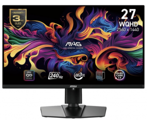 MSI z nowym monitorem OLED dla graczy z technologią Adaptive Sync - poznaj doskonałe kolory MAG 271QPX QD-OLED E2