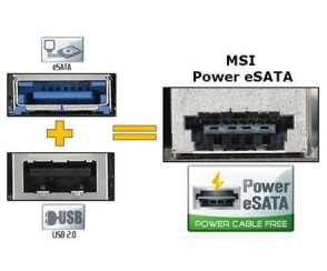 MSI Power eSATA