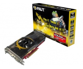 3x Palit GeForce GTS 250