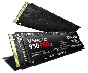 Samsung 950 Pro - dane nowych nośników