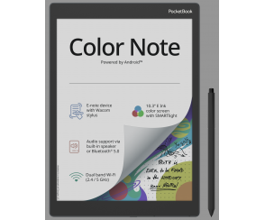 PocketBook Color Note: bezproblemowe notowanie w kolorze na dużym ekranie E Ink Kaleido 3